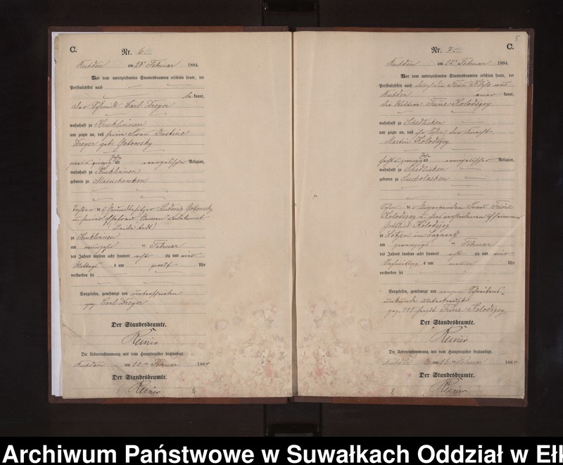 image.from.unit.number "Sterbe-Neben-Register des Preussischen Standes-Amtes Stasswinnen Kreis Loetzen"