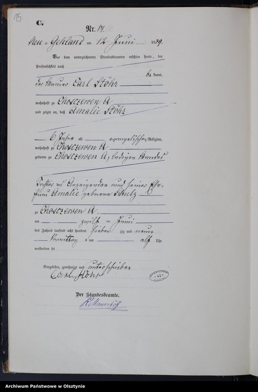 image.from.unit.number "Sterbe-Haupt-Register Nr 1 - 24"