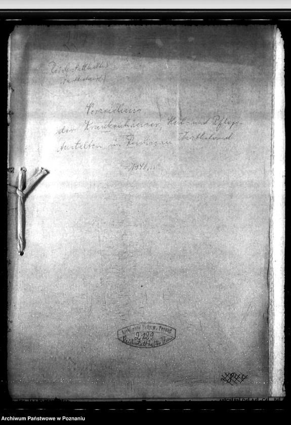 Obraz 4 z jednostki "Verzeichnis der Krankenhäuser, Heil- und Pflegeanstalten im Reichsgau Wartheland"