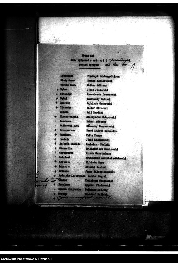 Obraz 5 z jednostki "Wyłączenie z art. 4 i 5 ustawy o wykonaniu reformy rolnej w powiecie wyrzyskim sprawy ogólne"