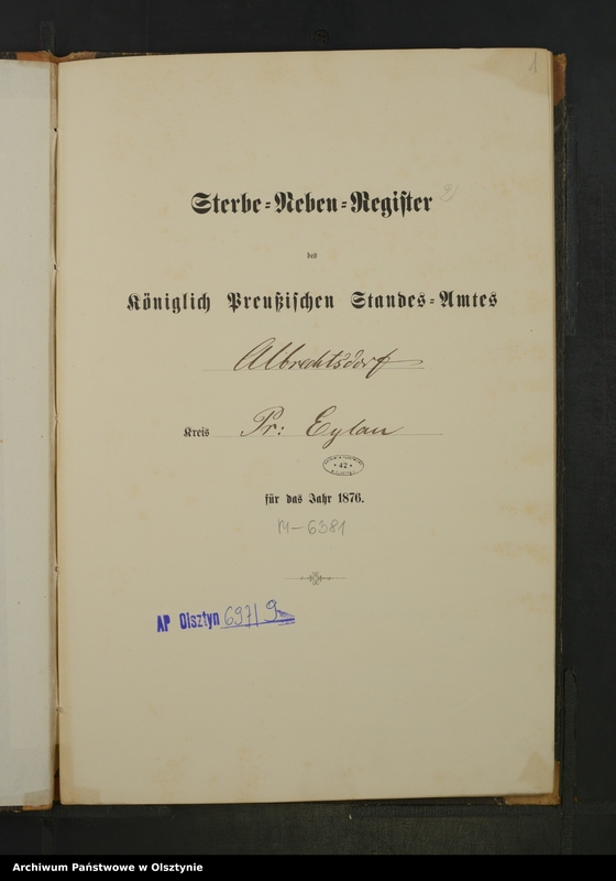 image.from.unit.number "Sterbe-Neben-Register Nr 1 - 46"