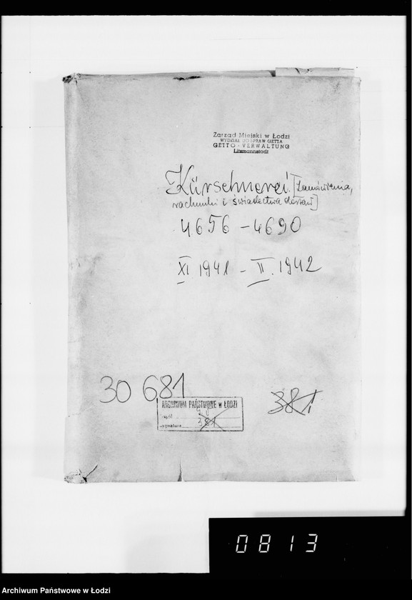 Obraz 3 z jednostki "Kürschnerei. [Zamówienia, rachunki i świadectwa dostaw]"