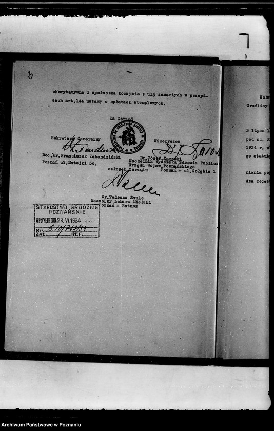 Obraz 7 z jednostki "/Towarzystwo dla Zwalczania Gruźlicy na Województwo Poznańskie w Poznaniu/"