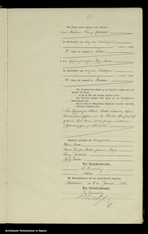 image.from.unit.number "Heiraths-Haupt-Register Standesamts Leobschütz pro 1903"