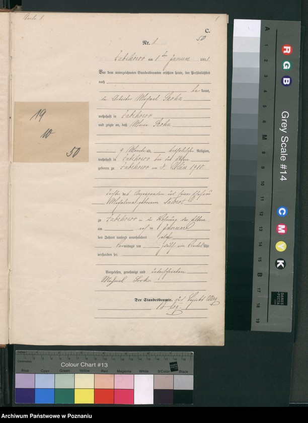 Obraz 4 z jednostki "Sterbe-Haupt-Register"