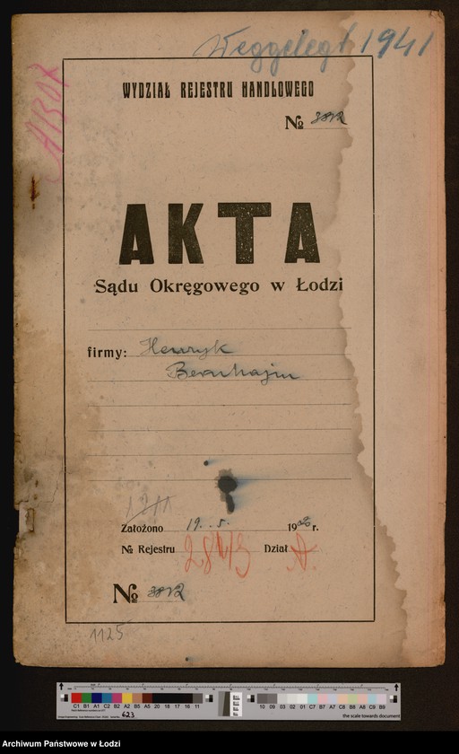 Obraz 2 z jednostki "Henryk Bernhajm – sprzedaż starzyzny"