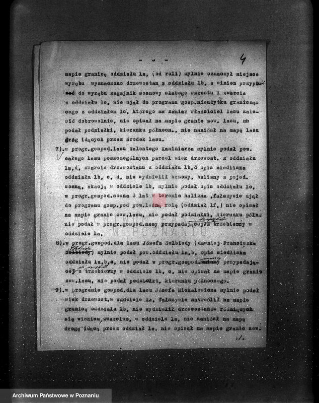 image.from.unit.number "/Nadzór nad gospodarką leśną protokoły badania lasów programy gospodarstw rolnych/ z terenu powiatu wągrowieckiego"
