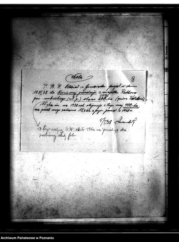 Obraz 13 z jednostki "Księga sprawozdawczo-statystyczna powiatu szubińskiego dla parcelacji Państwowego Banku Rolnego"