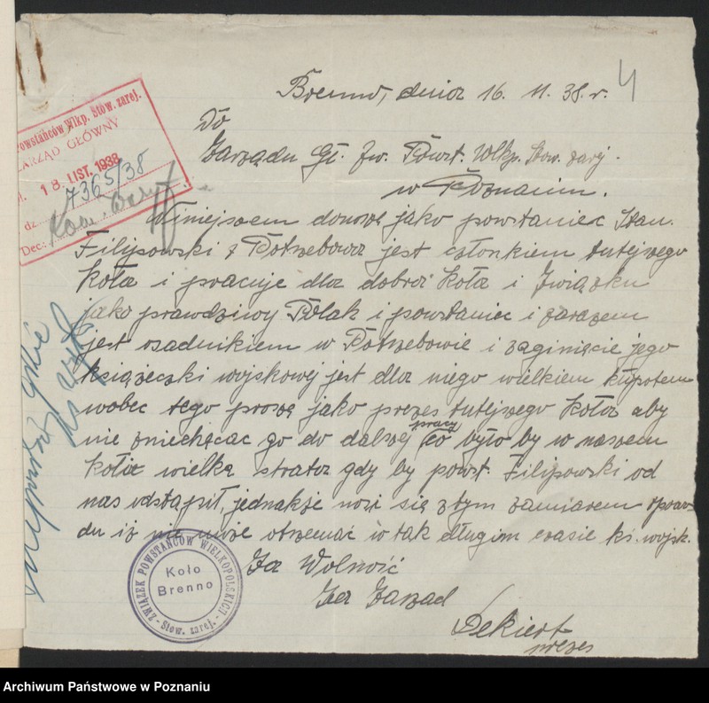 Obraz 6 z jednostki "Brenno, powiat Leszno - akta koła."