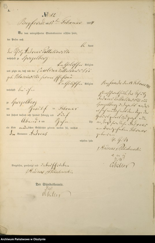 image.from.unit.number "Haupt-Geburts-Register Nr 1 - 80"