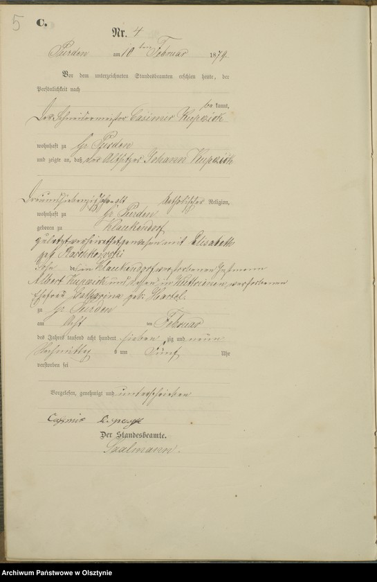 image.from.unit.number "Sterbe-Haupt-Register Nr 1 - 38"