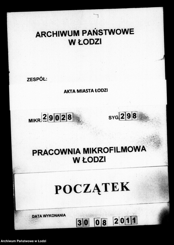 Obraz 1 z jednostki "Akta w przedmiocie pożyczki Karola Scheiblera"