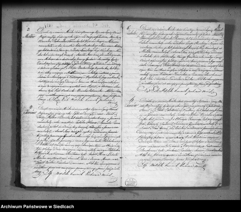 Obraz z jednostki "[Akta urodzeń, małżeństw, zgonów]"