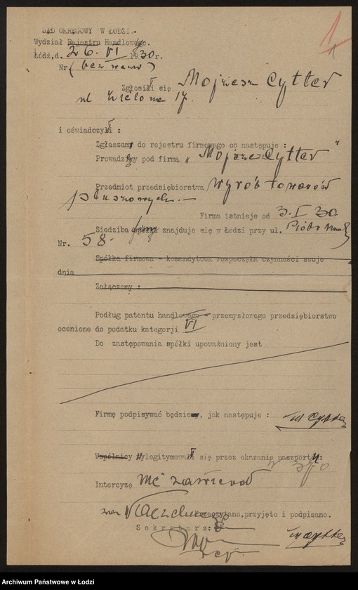 Obraz 3 z jednostki "Mojżesz Cytter- wyrób towarów pluszowych"