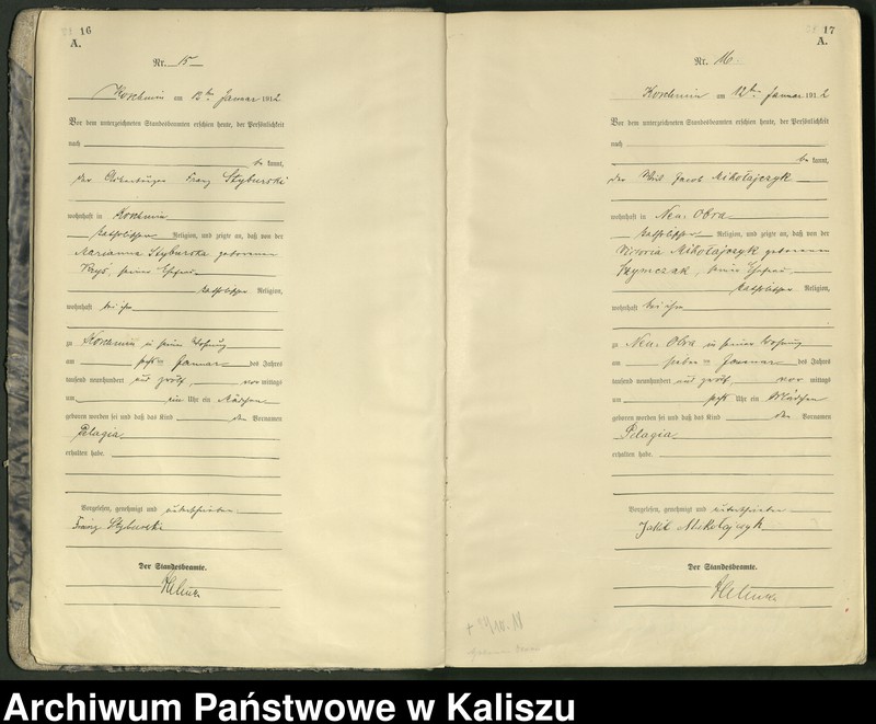 Obraz 12 z jednostki "[Księga urodzeń]"