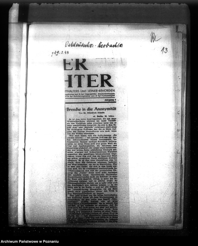 Obraz 17 z jednostki "Materiały dotyczące reformy administracji w Kraju Warty"