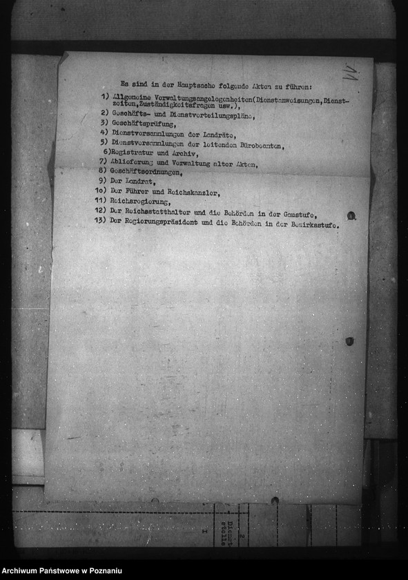 Obraz 15 z jednostki "Geschäftsverteilungsplan- Landratsamt Kempen (Kępno)"