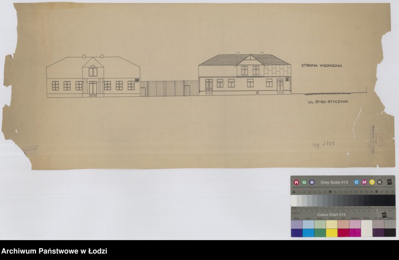Obraz 1 z jednostki "Strona wschodnia ul. 17-go Stycznia w Zgierzu"