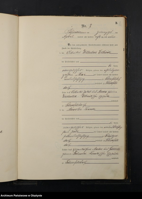 image.from.unit.number "Heiraths-Haupt-Register Nr 1 - 40"