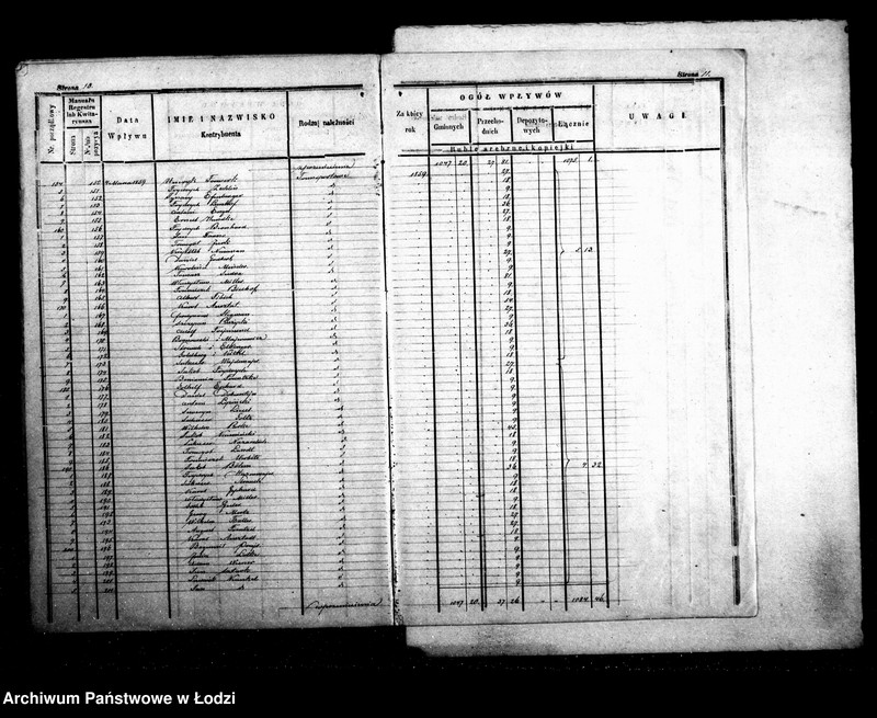 Obraz 11 z jednostki "Dziennik przychodu i wydatku wszelkich funduszów kasy ekonomicznej m. Łodzi na r. 1859"