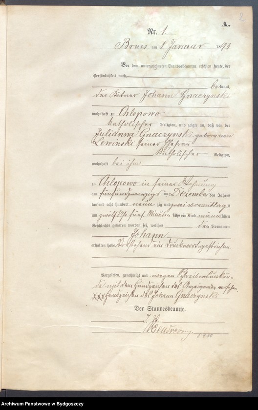 image.from.unit.number "Akta urodzeń - pierwopis nr 1-274"