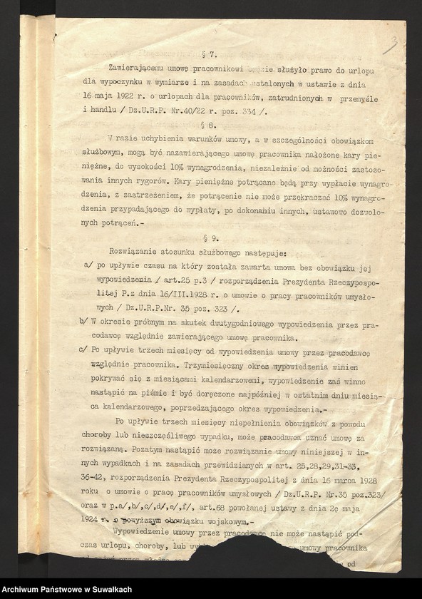 image.from.unit.number "[Umowa o pracę zawarta przez przedstawiciela Wydziału Państwowego w Suwałkach ze Stefanem Kuligowskim]"