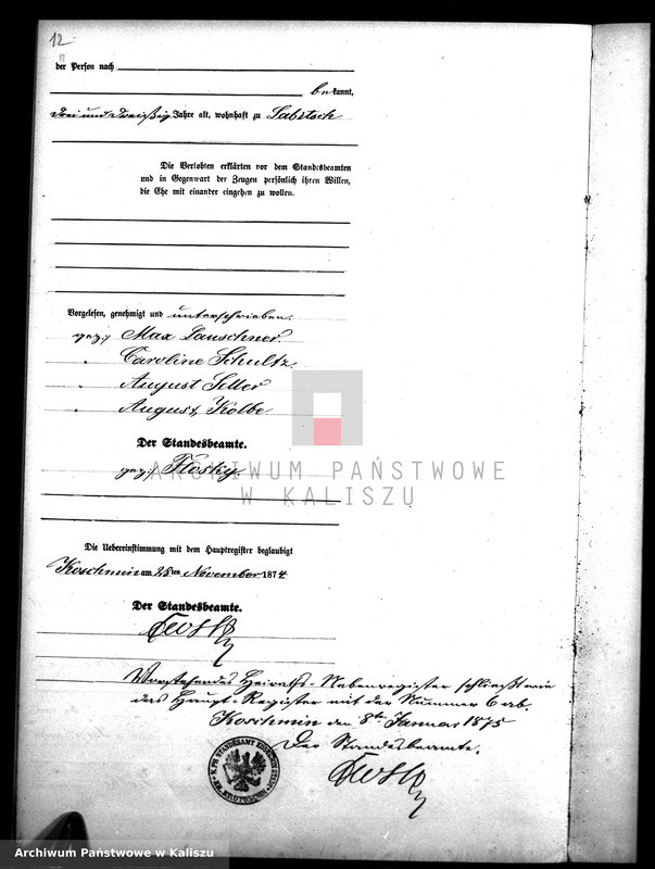 Obraz 15 z jednostki "[Księga małżeństw]"