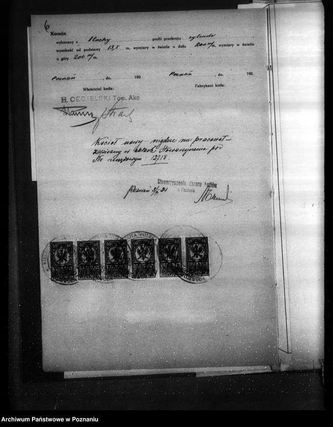 Obraz 10 z jednostki "H. Cegielski - T. A. Poznań - Górna Wilda nr woj. 4541"