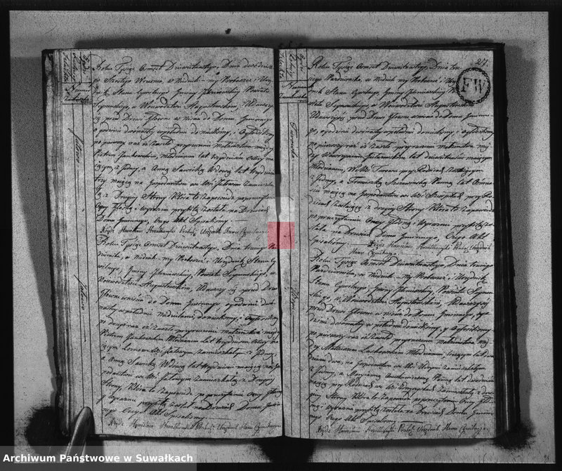 image.from.unit.number "Akta Urzędnika Stanu Cywilnego Zaszlubionych w Gminie Jeleniewskiey od Dnia 1go Mca Stycznia 1819, do ostatniego Grudnia tegoż Roku."