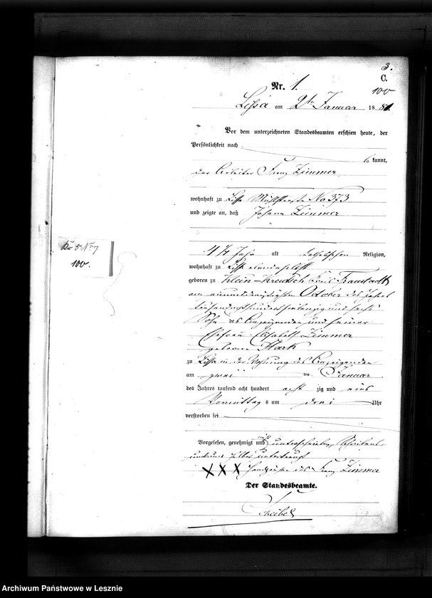 Obraz 4 z jednostki "[Księga zgonów - miasto]"