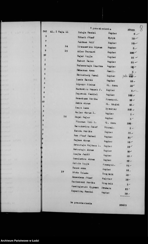 Obraz 12 z jednostki "Rejestr poborczy"