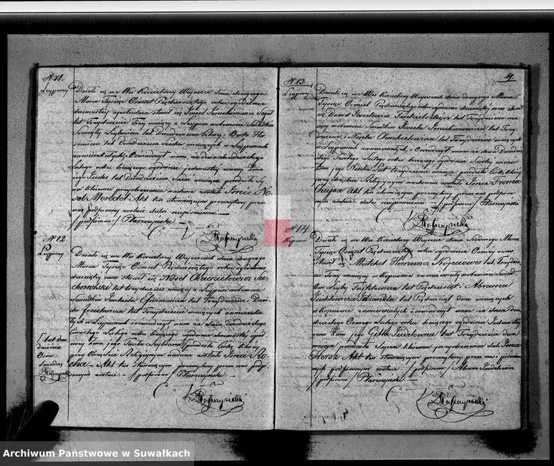 image.from.unit.number "Duplikat Akt Urodzonych, zmarłych i Zaślubionych Wyznania Mojżeszowego Okręgu Weysieie w roku 1850"