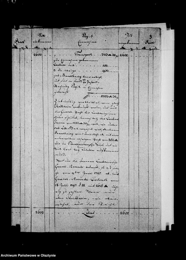 image.from.unit.number "Zehnte Jahres- Rechnung über Einnahme u. Ausgabe der Güter Landkeim"