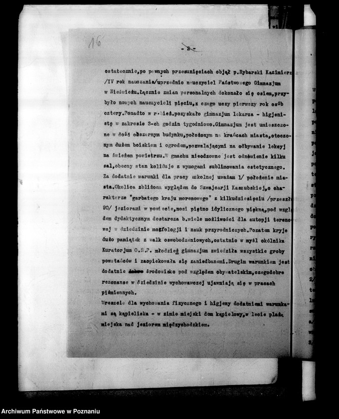 Obraz 19 z jednostki "Prywatne Miejskie Gimnazjum Koedukacyjne- Międzychód- [sprawozdania z wizytacji]"