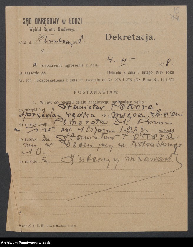 Obraz 17 z jednostki "Stanisław Pokora – sprzedaż wędlin i mięsa"