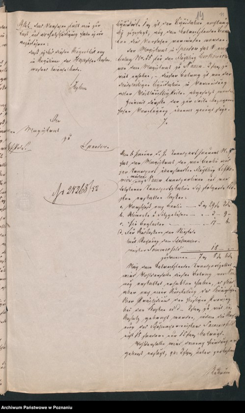 Obraz 17 z jednostki "A. betr. die Kosten der Ausweisung der Flüchtlinge"