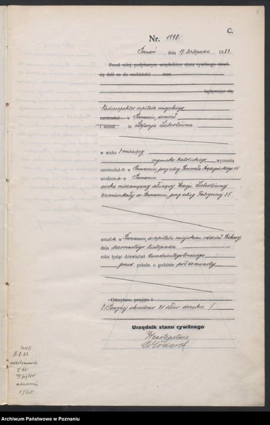 image.from.unit.number "Księga miejscowa zgonów tom V [Rejestr główny zgonów]"