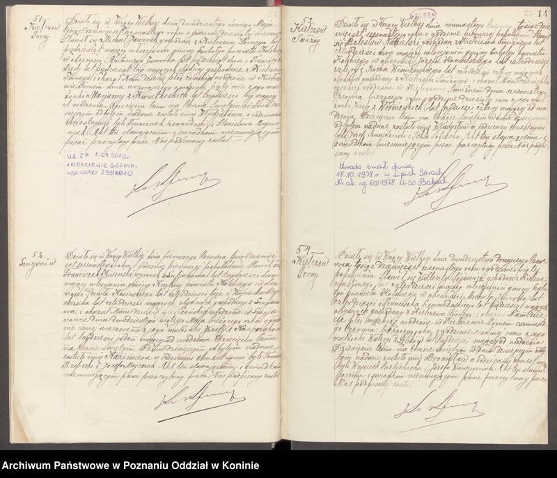 Obraz 16 z jednostki "Księga akt urodzeń, małżeństw, zgonów za 1916 rok"