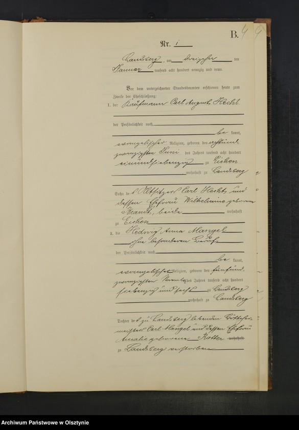 image.from.unit.number "Heiraths-Neben-Register Nr 1 - 22"