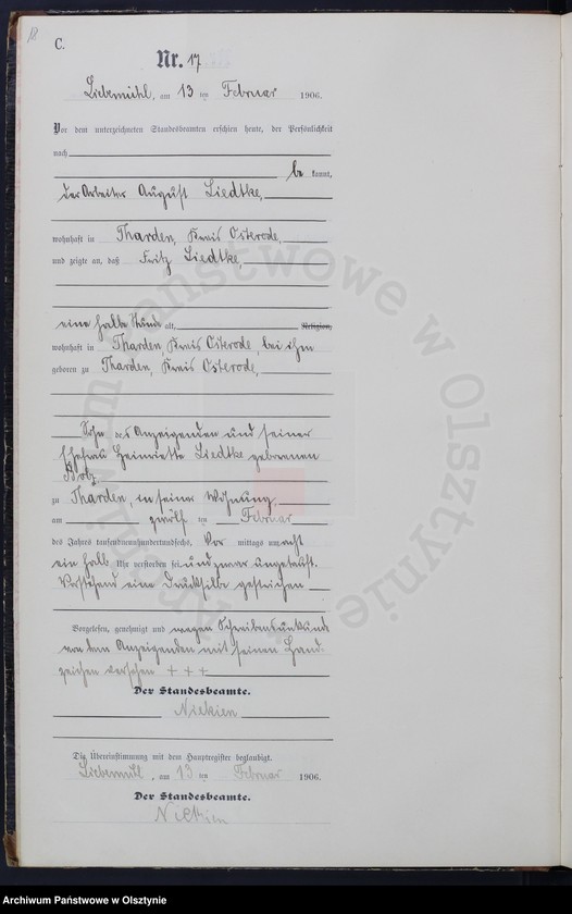 image.from.unit.number "Sterbe-Neben-Register Nr 1 - 78"