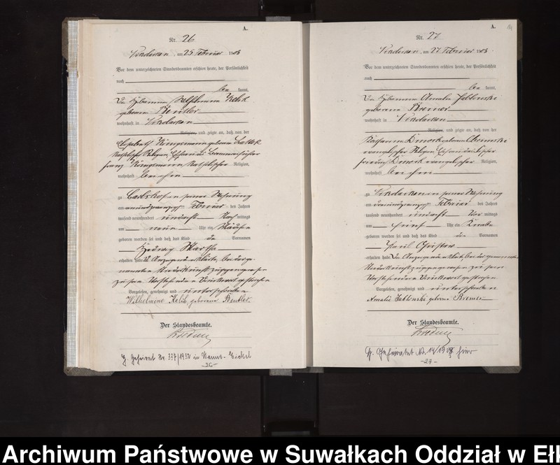 image.from.unit.number "Geburts-Haupt-Register des Königlichen Preussischen Standes-Amtes Nikolaiken Kreis Sensburg"