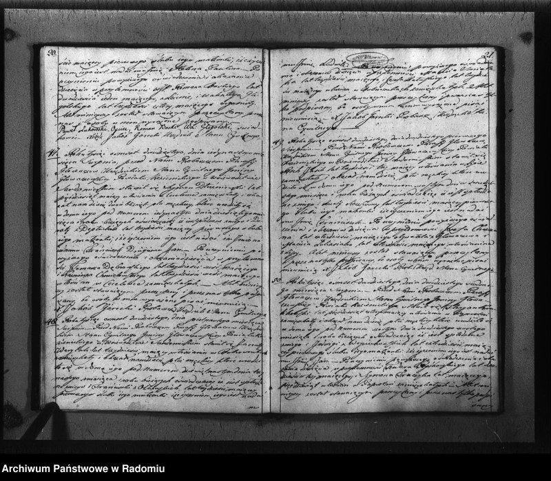 image.from.unit.number "Księga akt cywilnych gminy Głowaczew na rok 1820"