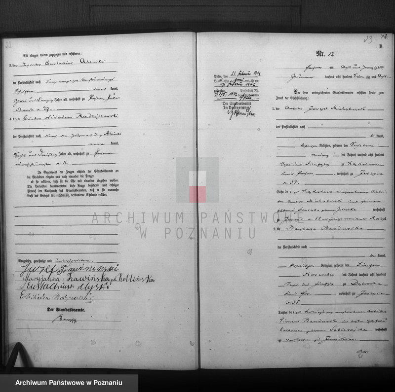 Obraz 13 z jednostki "Księga małżeństw"