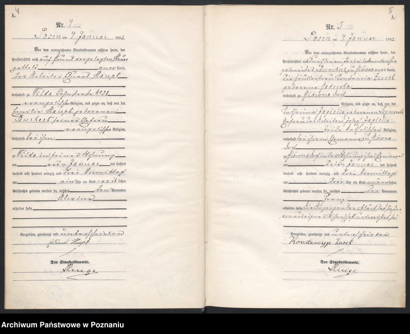 Obraz 5 z jednostki "Księga urodzeń t. I"