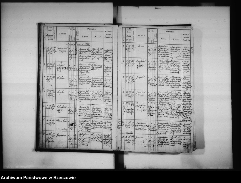 image.from.unit.number "Księga urodzeń Medynia Głogowska i Medynia Łańcucka"