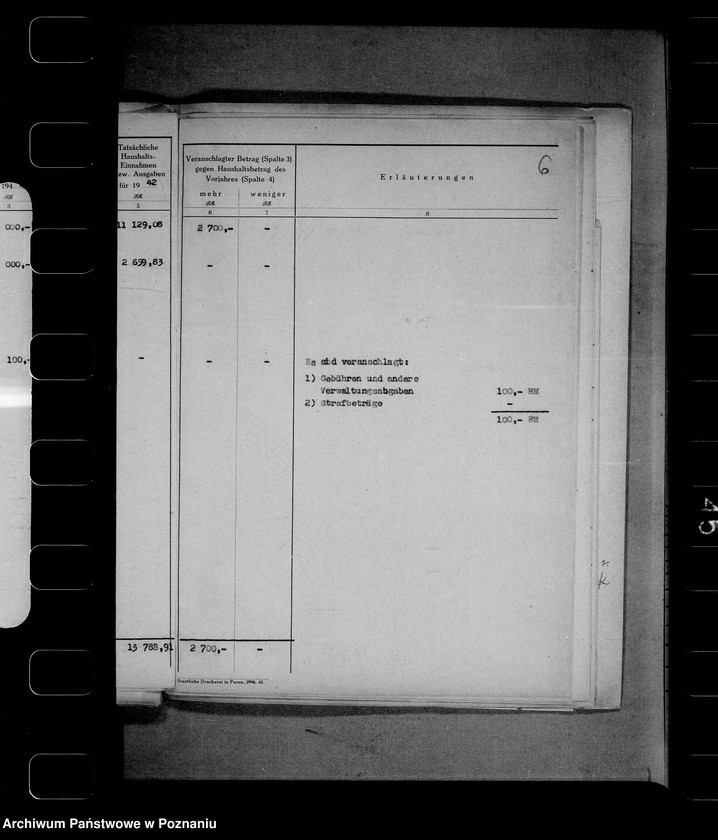 Obraz 10 z jednostki "Zapotrzebowanie kredytów dla Reichswasserwirtschaftsverwaltung"