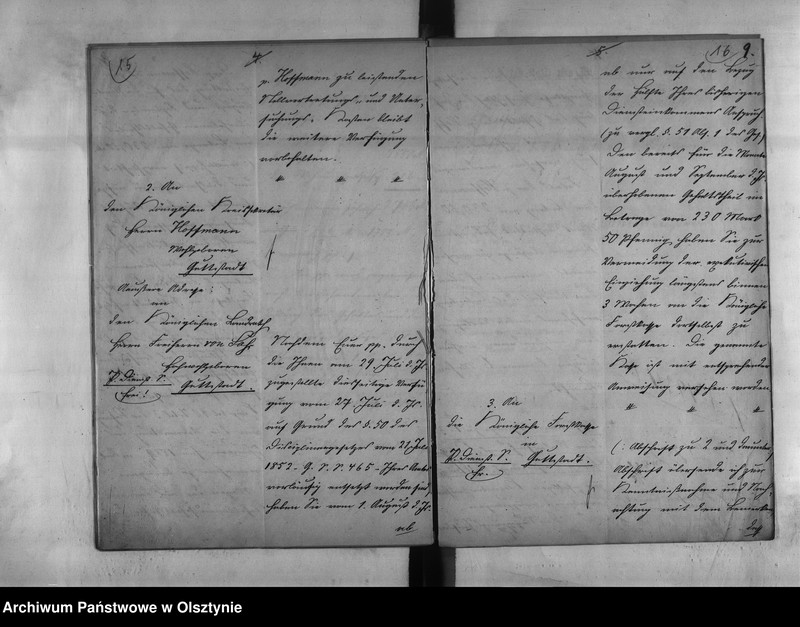 image.from.unit.number "Disciplinar-Untersuchung wieder den Kreissekretär Hoffmann [Hermann] in Guttstadt"