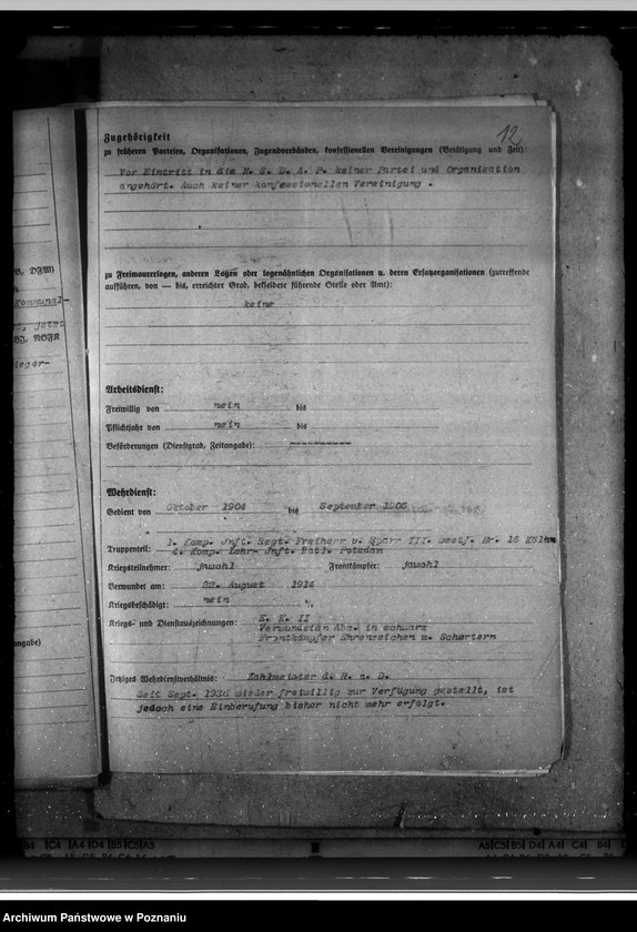 Obraz 16 z jednostki "Bewerbungen um Anstellung"