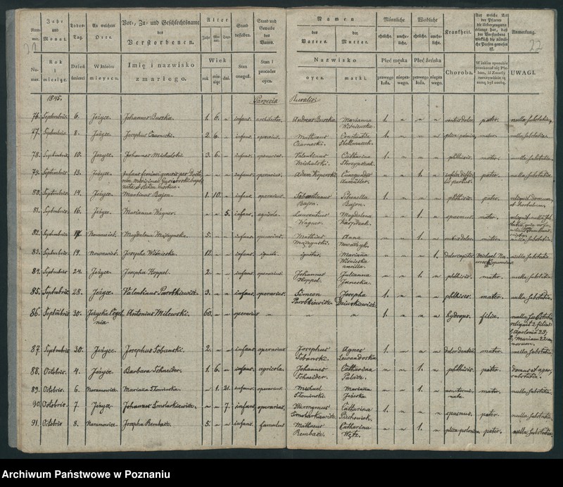 Obraz 13 z jednostki "Księga zgonów"