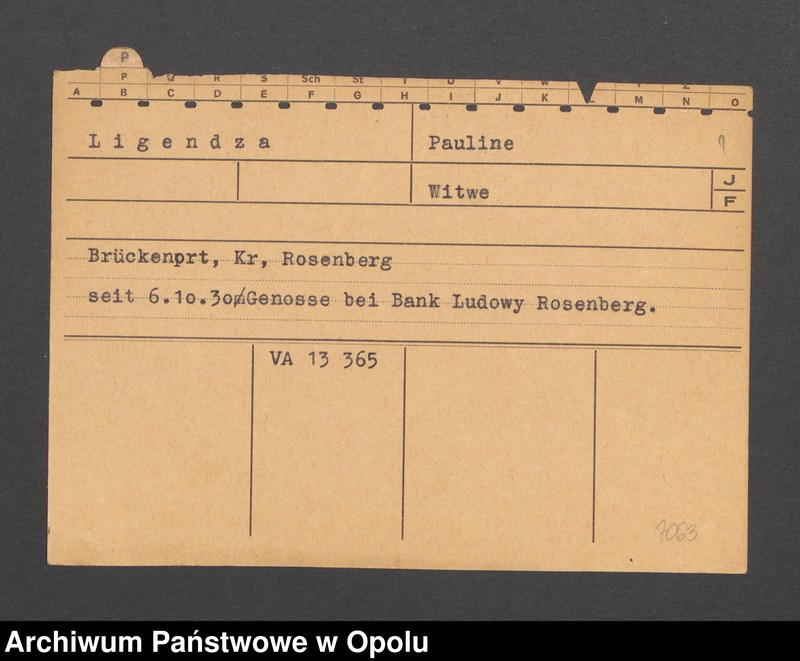 Obraz 3 z jednostki "[Ligendza Pauline, Brückenort]"